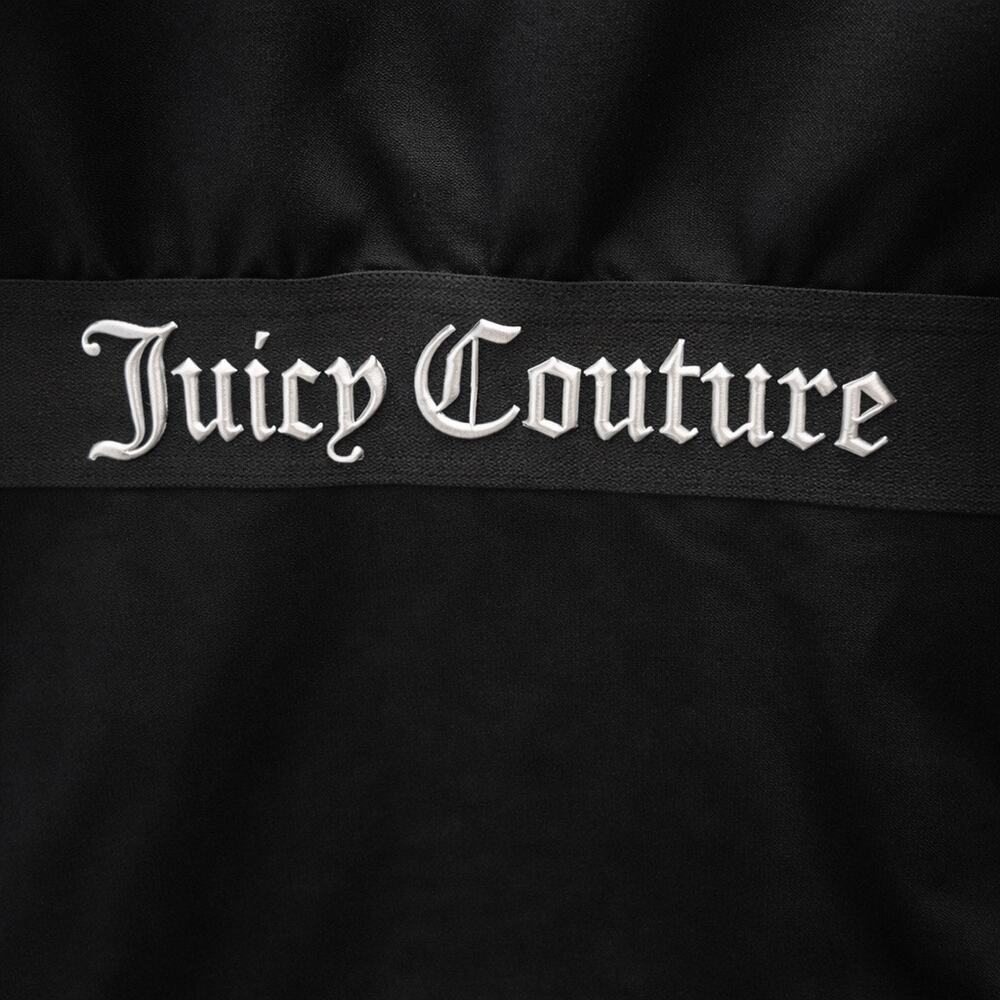 Juicy Couture Black Logo Seamless Shaping Bodysuit Cami Y2K Stretch M Clubwear - Picture 6 of 6